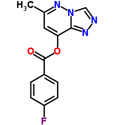 6-Methyl[1,2,4]triazolo[4,3-b]pyridazin-8-yl 4-fluorobenzoate Structure