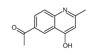 1-(4-hydroxy-2-methyl-[6]quinolyl)-ethanone Structure