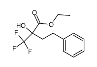 ethyl 2-cyclohexyl-3,3,3-trifluoro-2-hydroxypropanoate Structure