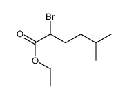 ethyl 2-bromo-5-methylhexanoate结构式