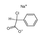 (S)-chloro-phenyl-acetic acid , sodium-salt结构式