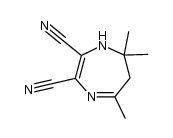 5,7,7-trimethyl-6,7-dihydro-1H-[1,4]diazepine-2,3-dicarbonitrile Structure