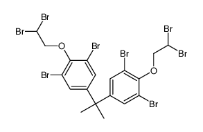 1,3-dibromo-5-[2-[3,5-dibromo-4-(2,2-dibromoethoxy)phenyl]propan-2-yl]-2-(2,2-dibromoethoxy)benzene结构式