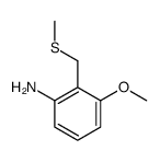 3-methoxy-2-(methylsulfanylmethyl)aniline Structure