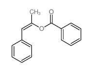 1-Propen-2-ol,1-phenyl-, 2-benzoate结构式