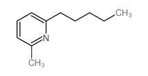 2-methyl-6-pentyl-pyridine结构式
