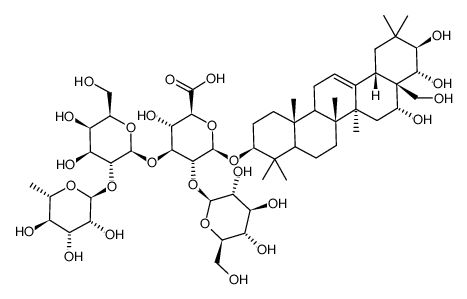 desacyl-jegosaponin结构式