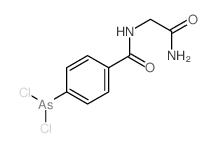 N-(carbamoylmethyl)-4-dichloroarsanyl-benzamide picture