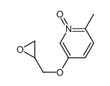 2-methyl-1-oxido-5-(oxiran-2-ylmethoxy)pyridin-1-ium Structure