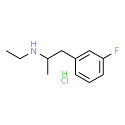 3-Fluoroethamphetamine (hydrochloride)结构式