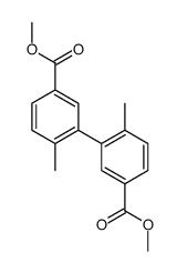 methyl 3-(5-methoxycarbonyl-2-methylphenyl)-4-methylbenzoate Structure