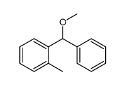 1-[methoxy(phenyl)methyl]-2-methylbenzene Structure