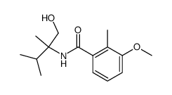 N-(1-hydroxymethyl-1,2-dimethyl-propyl)-3-methoxy-2-methyl-benzamide Structure