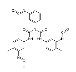 N,N',N''-Tris-<3-isocyanato-4-methyl-phenyl>-biuret结构式