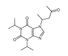 1,3-diisopropyl-7-(1-methyl-3-oxo-butyl)-3,7-dihydro-purine-2,6-dione Structure