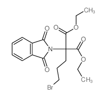 Propanedioic acid,2-(3-bromopropyl)-2-(1,3-dihydro-1,3-dioxo-2H-isoindol-2-yl)-, 1,3-diethylester结构式