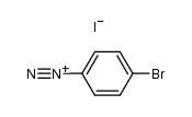 4-bromo-benzenediazonium, iodide Structure