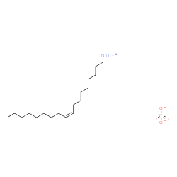 (Z)-octadec-9-enylammonium dihydrogen phosphate结构式
