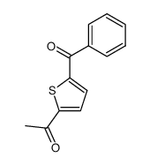 1-(5-benzoylthiophen-2-yl)ethanone结构式