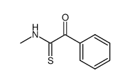 N-methyl 2-oxo-2-phenylthioacetamide Structure