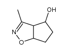 3-methyl-4,5,6,6a-tetrahydro-3aH-cyclopenta[d]isoxazol-4-ol结构式