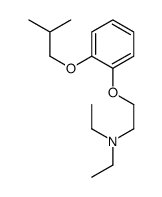 N,N-diethyl-2-[2-(2-methylpropoxy)phenoxy]ethanamine Structure