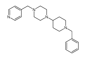 1-(1-benzylpiperidin-4-yl)-4-(pyridin-4-ylmethyl)piperazine结构式