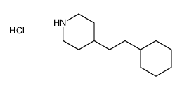 4-(2-cyclohexylethyl)piperidine,hydrochloride结构式