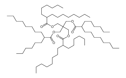 [3-(2-hexyldecanoyloxy)-2,2-bis(2-hexyldecanoyloxymethyl)propyl] 2-hexyldecanoate Structure
