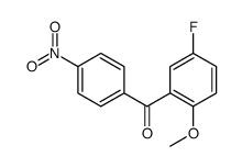 (5-fluoro-2-methoxyphenyl)-(4-nitrophenyl)methanone结构式