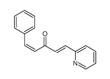 1-phenyl-5-pyridin-2-ylpenta-1,4-dien-3-one Structure