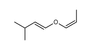 3-methyl-1t-cis-propenyloxy-but-1-ene结构式