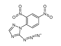 5-azido-1-(2,4-dinitrophenyl)-1,2,4-triazole结构式