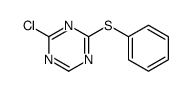 2-chloro-4-phenylsulfanyl-1,3,5-triazine结构式