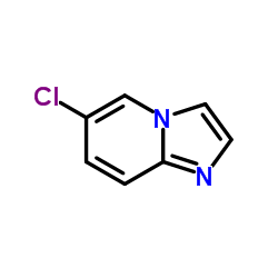 6-氯咪唑[1,2-A]吡啶结构式