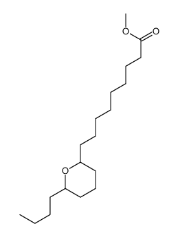 methyl 9-(6-butyloxan-2-yl)nonanoate结构式