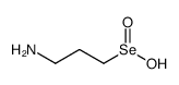 3-aminopropane-1-seleninic acid Structure
