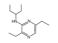 Pyrazinamine, 3,6-diethyl-N-(1-ethylpropyl)- (9CI) Structure