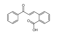2-(3-oxo-3-phenylprop-1-enyl)benzoic acid Structure