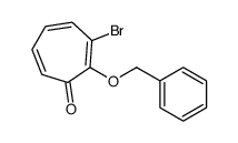 3-bromo-2-phenylmethoxycyclohepta-2,4,6-trien-1-one Structure