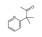 3-methyl-3-pyridin-2-ylbutan-2-one结构式
