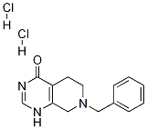 Pyrido[3,4-d]pyriMidin-4(1H)-one, 5,6,7,8-tetrahydro-7-(phenylMethyl)-, dihydrochloride结构式