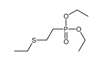 1-diethoxyphosphoryl-2-ethylsulfanylethane结构式