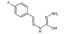 1-amino-3-[(4-fluorophenyl)methylideneamino]urea Structure