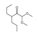 1,1-dimethoxy-3-propylhexan-2-one Structure