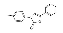 3-(4-methylphenyl)-5-phenyl-1,3-oxazol-2-one结构式