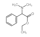 ethyl 2-dimethylamino-2-phenyl-acetate结构式
