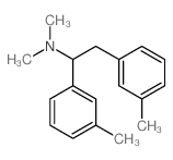 Benzeneethanamine, N,N,3-trimethyl-a-(3-methylphenyl)-结构式