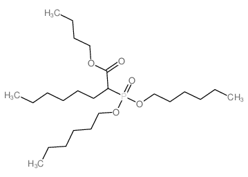 Octanoicacid, 2-[bis(hexyloxy)phosphinyl]-, butyl ester picture