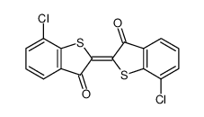 7,7'-Dichloro-Δ2,2'(3H,3'H)-bi[benzo[b]thiophene]-3,3'-dione Structure